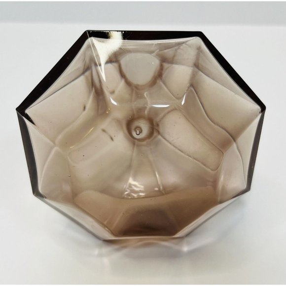 Crystal Perfume Bottle & Stopper Vintage Collezione Glass Line Italy 24% Lead 6” - Picture 8 of 8